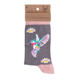 Wrendale 4-7 Wisteria Wishes Hummingbird Socks