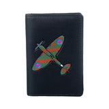 Mala Leather Black Kalmin Spitfire Card & ID Holder