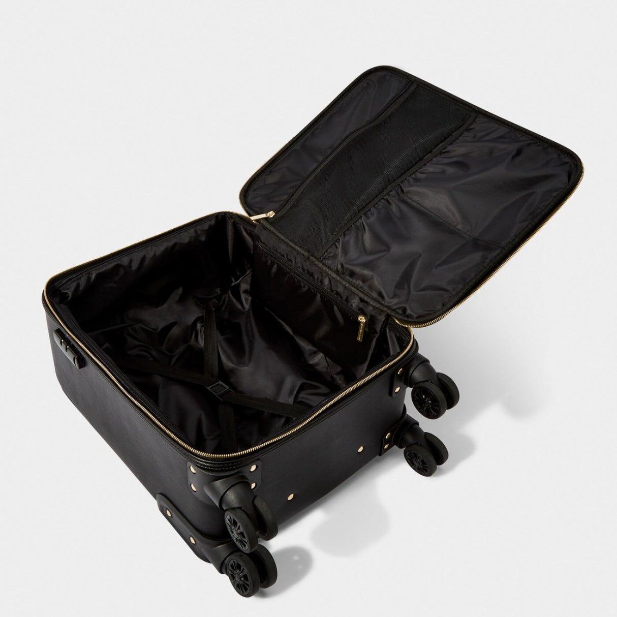 Katie Loxton 53cm Black Oxford Cabin Suitcase