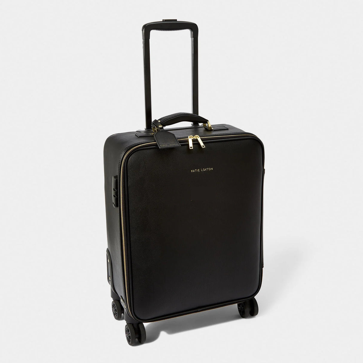 Katie Loxton 53cm Black Oxford Cabin Suitcase