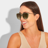 Katie Loxton Sardinia Sunglasses Khaki