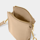 Katie Loxton Zana Slim Crossbody Bag Light Taupe