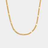 Katie Loxton Celeste Waterproof Gold Snake Chain Necklace