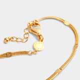 Katie Loxton Celeste Waterproof Gold Snake Chain Bracelet