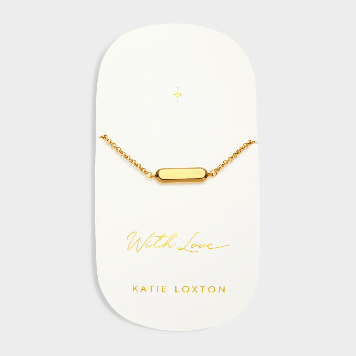 Katie Loxton 'With Love' Waterproof Signet Bracelet