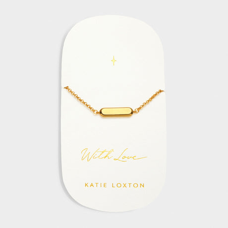 Katie Loxton 'With Love' Waterproof Signet Bracelet