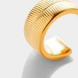 Katie Loxton Ciana Waterproof Gold Snake Huggie Hoop Earrings