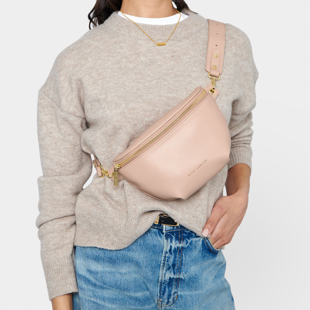 Katie Loxton 28cm Nude Pink Maya Belt Bag