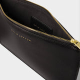 Katie Loxton Black Hallie Wristlet Pouch Bag