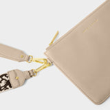 Katie Loxton Light Taupe Hallie Wristlet Pouch Bag