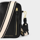 Katie Loxton Small Black Hallie Crossbody Bag