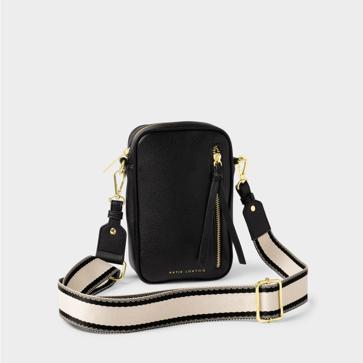 Katie Loxton Small Black Hallie Crossbody Bag