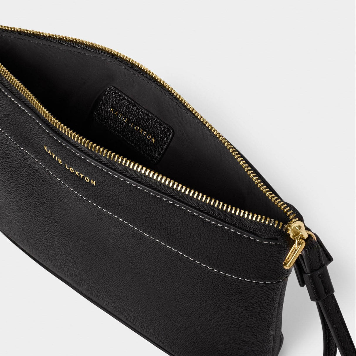 Katie Loxton Black Wristlet Clutch Bag
