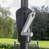 Kettler 3.0m Wind-Up Tilting Parasol - Taupe