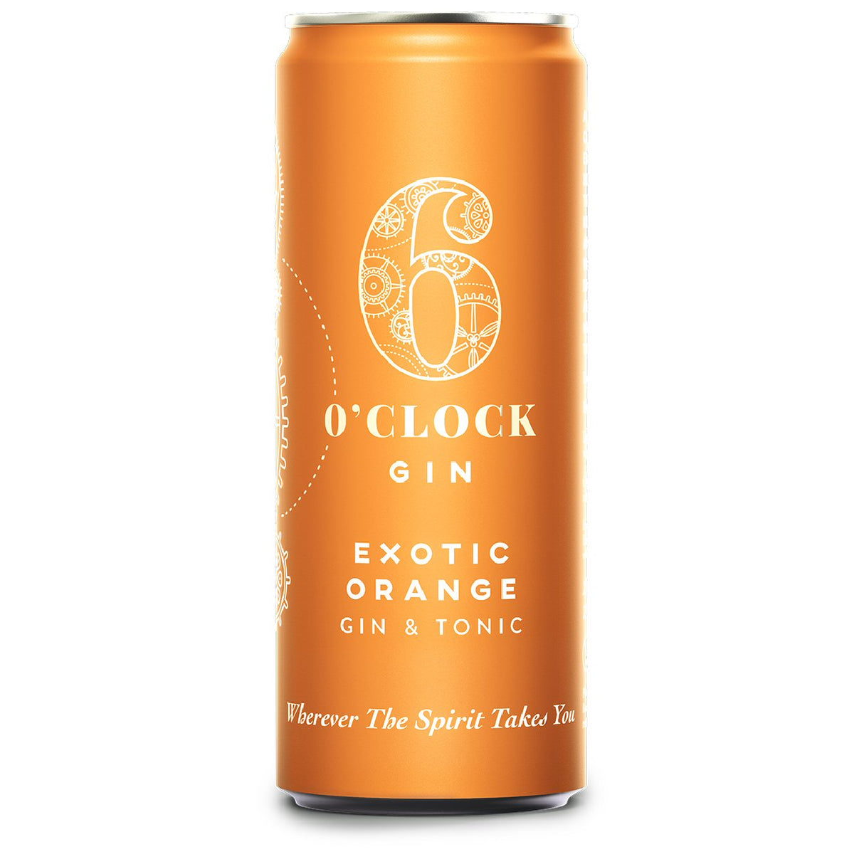 6 O'Clock 250ml Exotic Orange Gin & Tonic Can