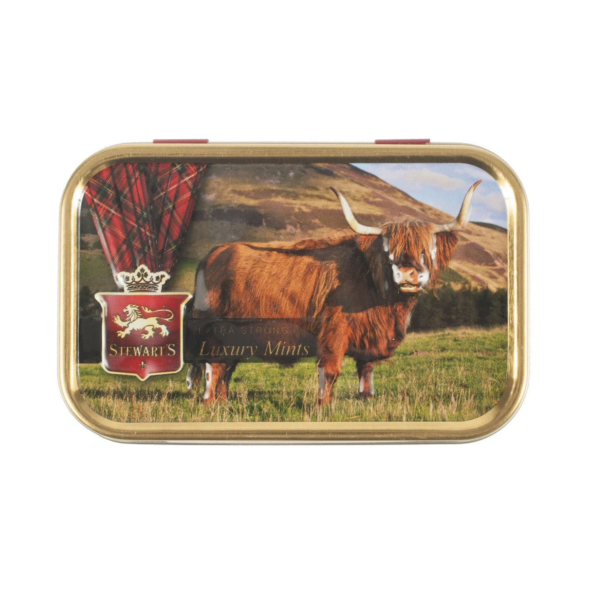 Stewart's 40g Mints in Highland Cow Tin
