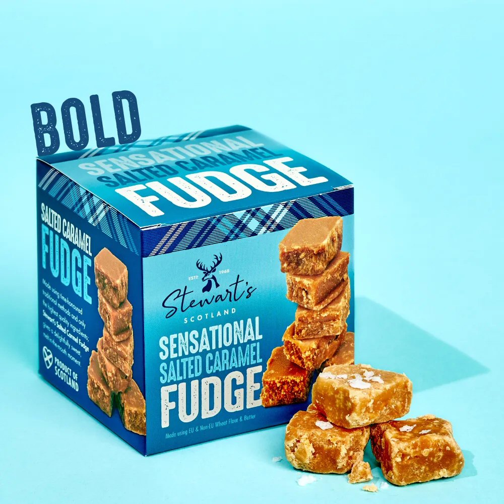 Stewart's 125g Signature Sensational Salted Caramel Fudge Box