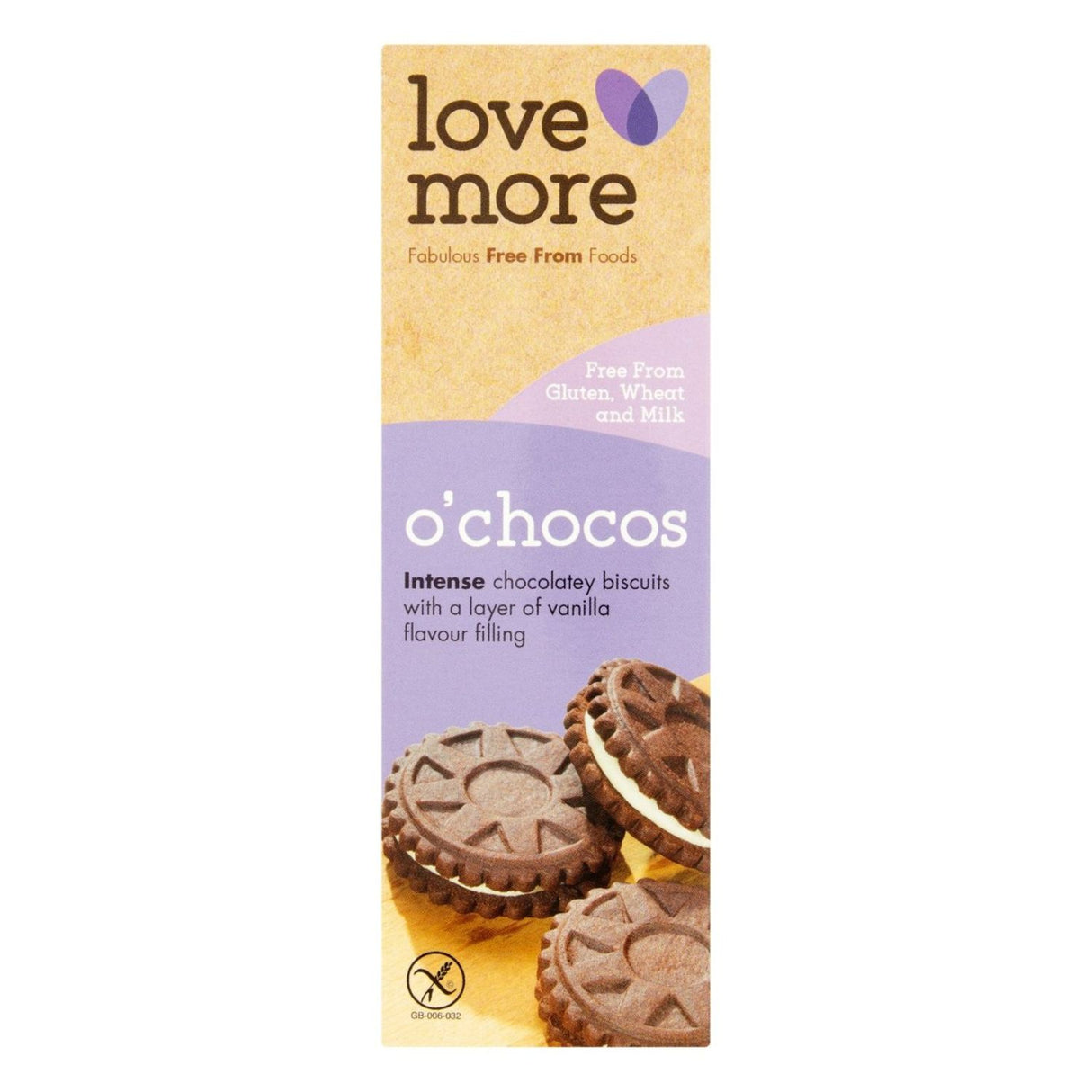 Lovemore 125g  O'Choco Gluten Free Cookies