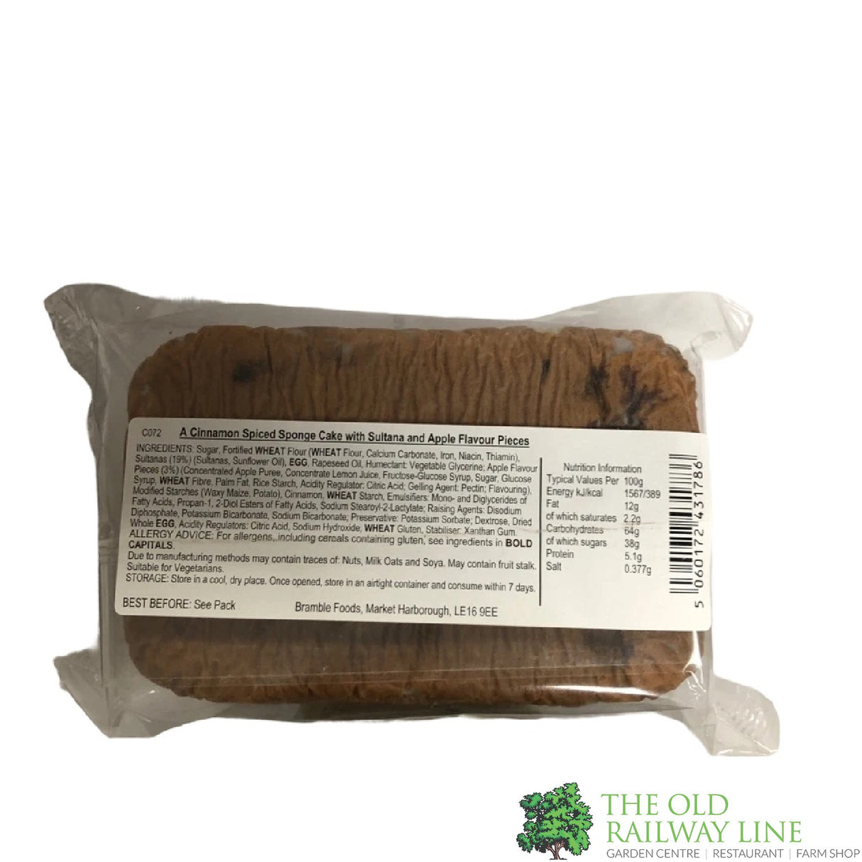 Bramble Foods Apple and Cinnamon Cake