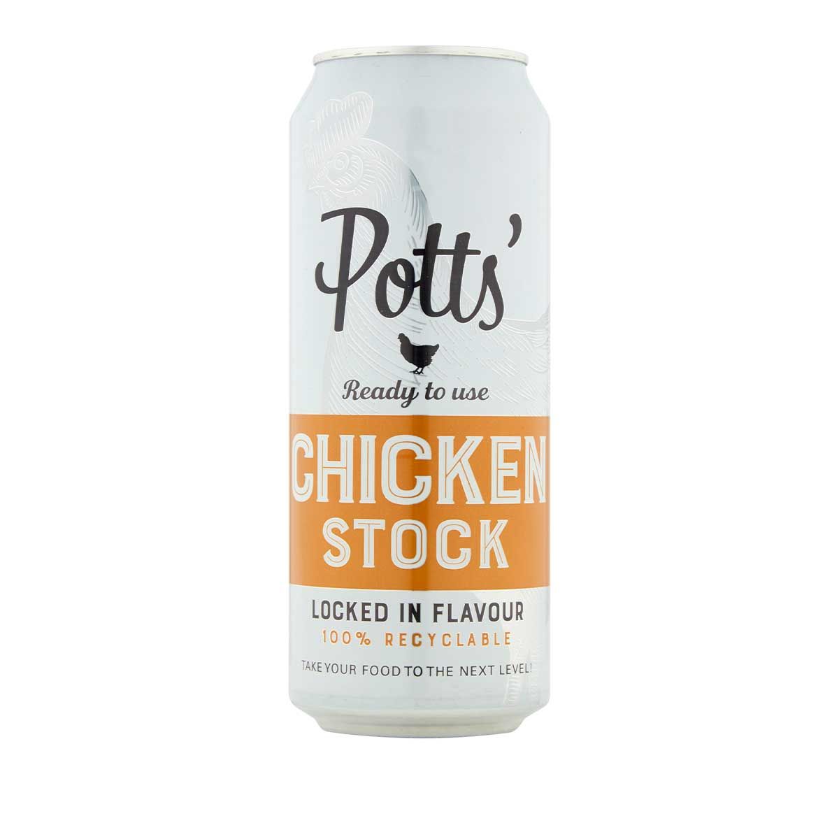 Potts 500ml Chicken Stock Can