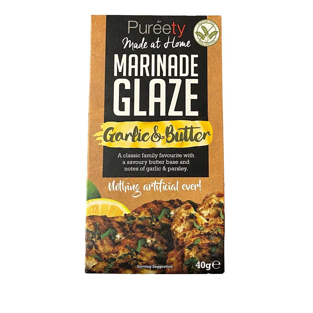 Pureety 40g Garlic & Butter Marinade Glaze Seasoning Mix