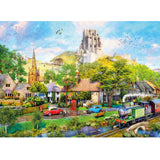 Gibsons Games 1000 Piece Below Corfe Castle Jigsaw Puzzle
