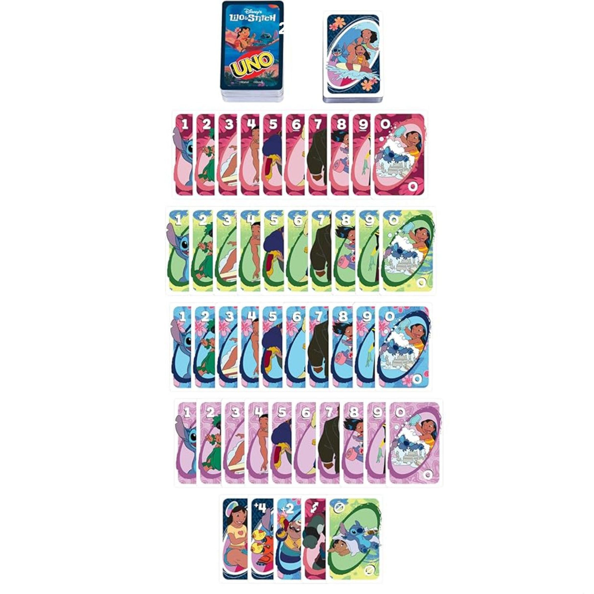 Mattel Games Uno Disney's Lilo & Stitch