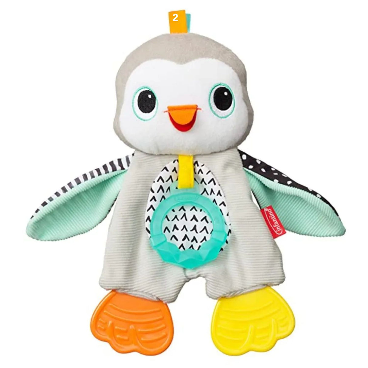 Infantino Cuddly Penguin Teether