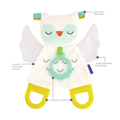 Infantino Glow in the Dark Cuddly Pal with Teether