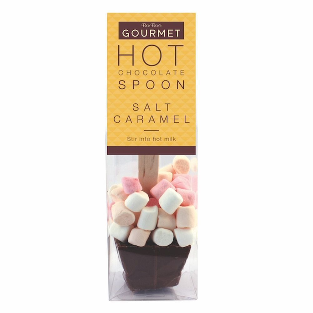 Bon Bon's 40g Gourmet Salt Caramel Hot Chocolate Spoon