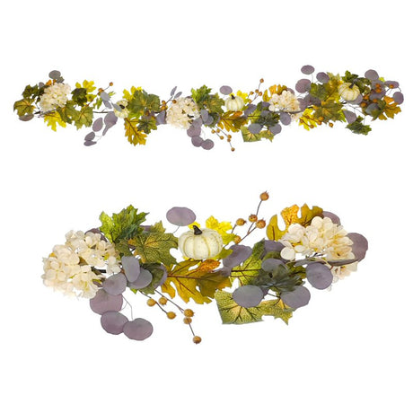 Sincere Floral 150cm Cream Hydrangea Garland