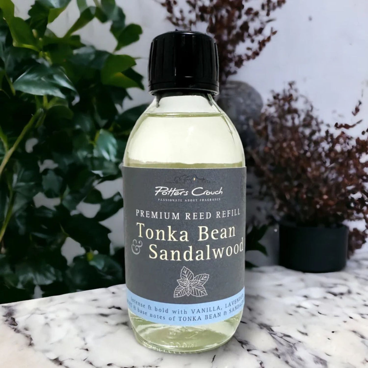 Potters Crouch Tonka Bean & Sandalwood Reed Diffuser Refill