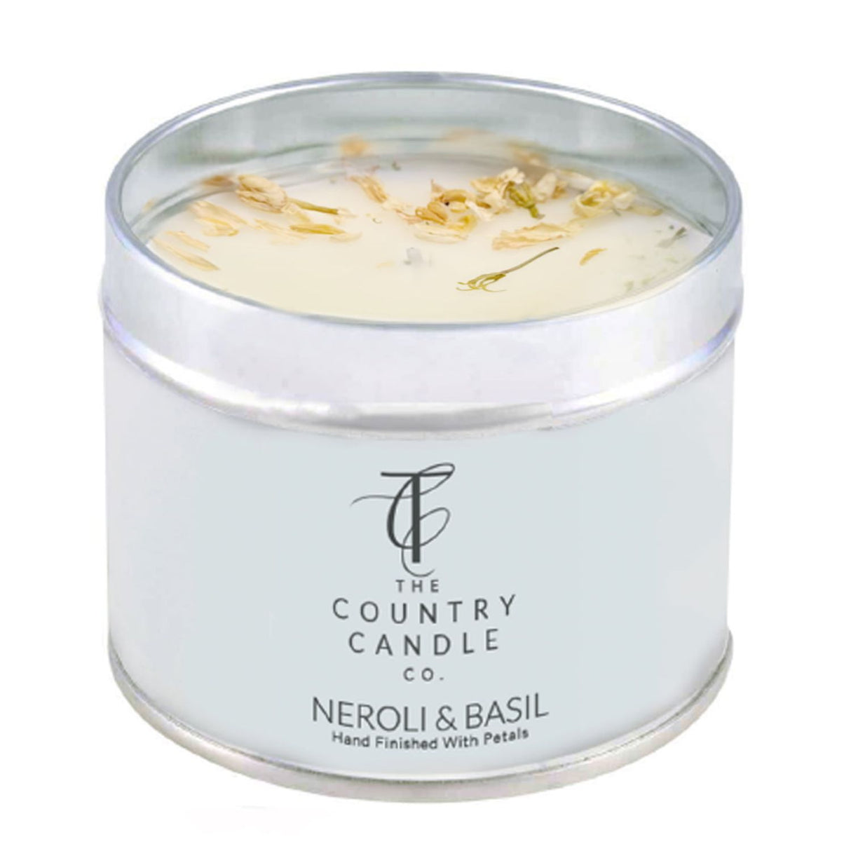 The Country Candle Co Pastels Neroli & Basil Tin Candle
