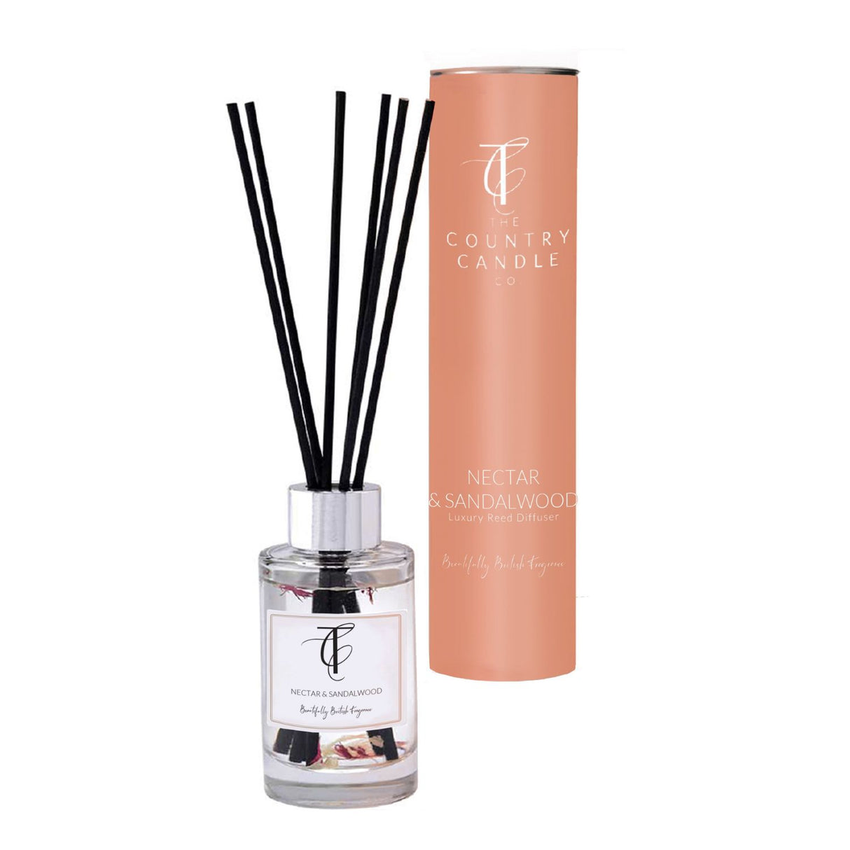 The Country Candle Co 100ml Pastels Nectar & Sandalwood Reed Diffuser