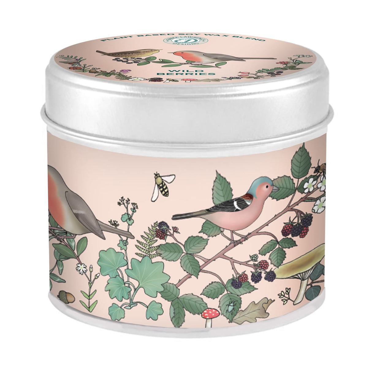The Country Candle Co Emma Lawrence Wild Berries Tin Candle