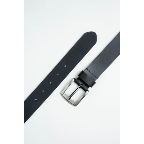 Charles Smith 30mm Black Leather Belt - 44"