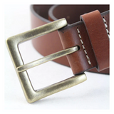 Charles Smith 40mm Tan Brass Buckle Belt - 34"