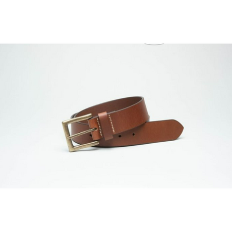 Charles Smith 40mm Tan Brass Buckle Belt - 44"