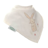 Ziggle Baby Cream Bunny Bandana Bib