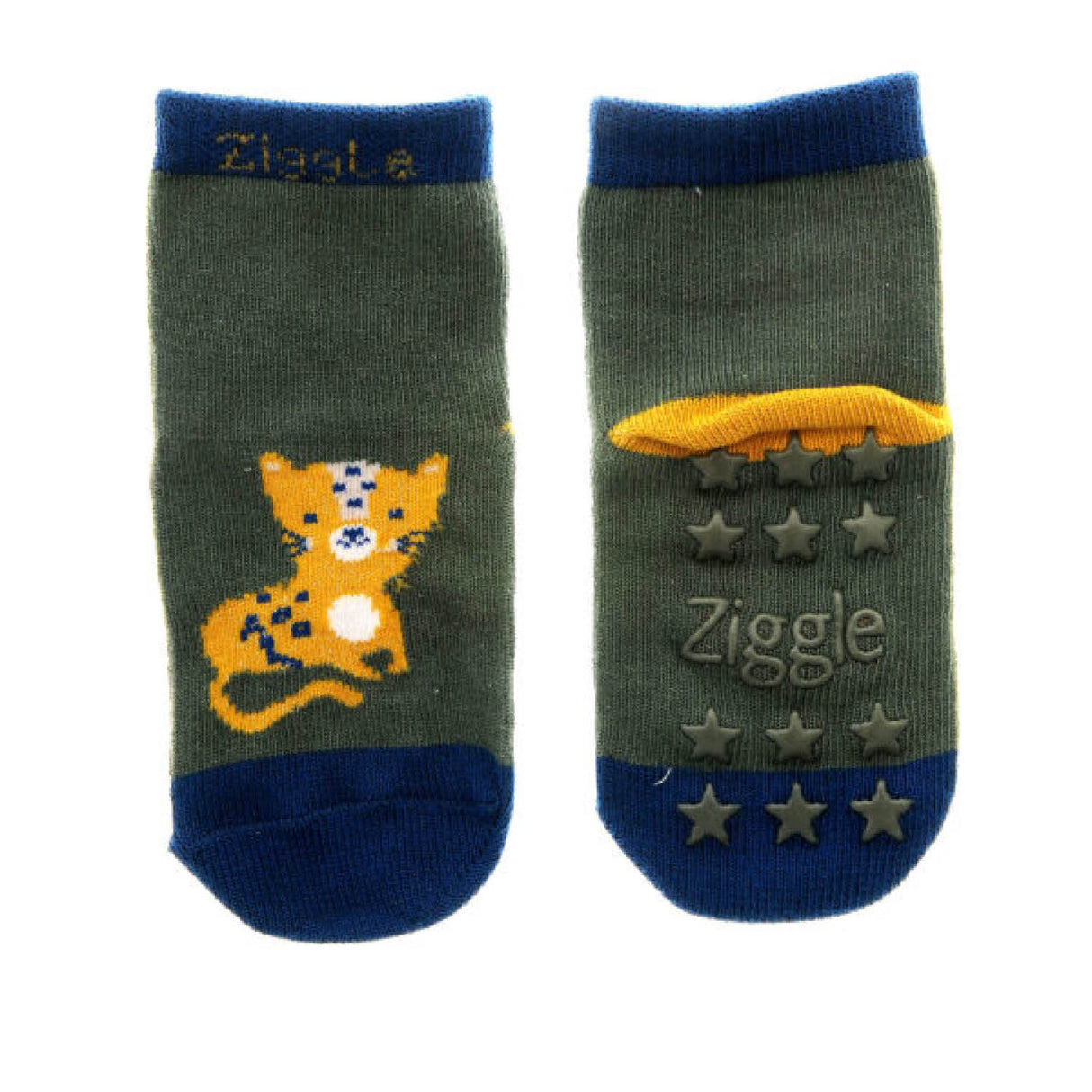 Ziggle Baby 0-6 Months Savanna Leopard Leggings & Socks Set