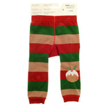 Ziggle Baby 0-6 Months Christmas Pudding Leggings & Socks Set