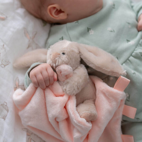 Ziggle Baby Beige Bunny Comforter Blanket