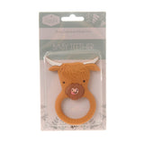 Ziggle Baby Highland Cow Teether
