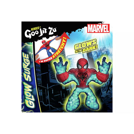 Heroes of Goo Jit Zu Marvel Glow Surge Spider-Man Hero Pack