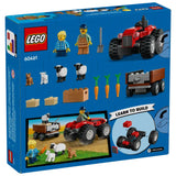 LEGO City Red Farm Tractor with Trailer & Sheep