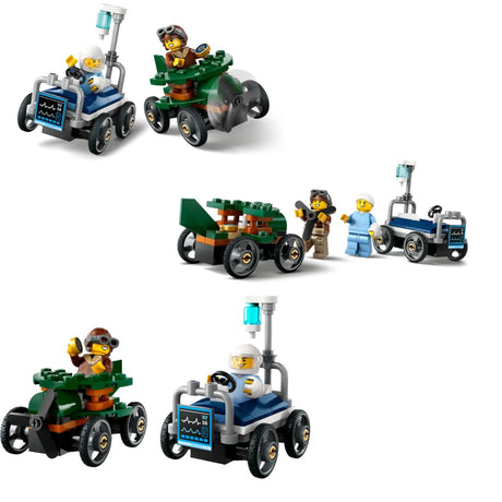 LEGO City Airplane vs. Hospital Bed Race Car Pack
