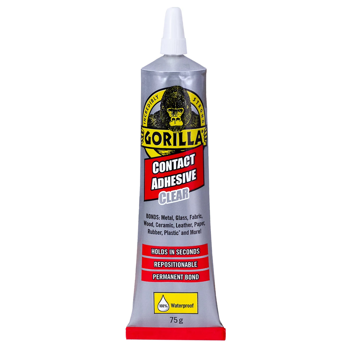 Gorilla Glue 75G Contact Adhesive Crystal Clear Permanent Bond
