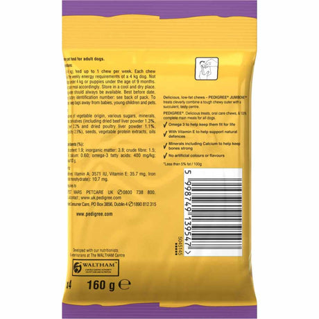 Pedigree 160g Beef & Poultry Jumbone Mini Dog Treat