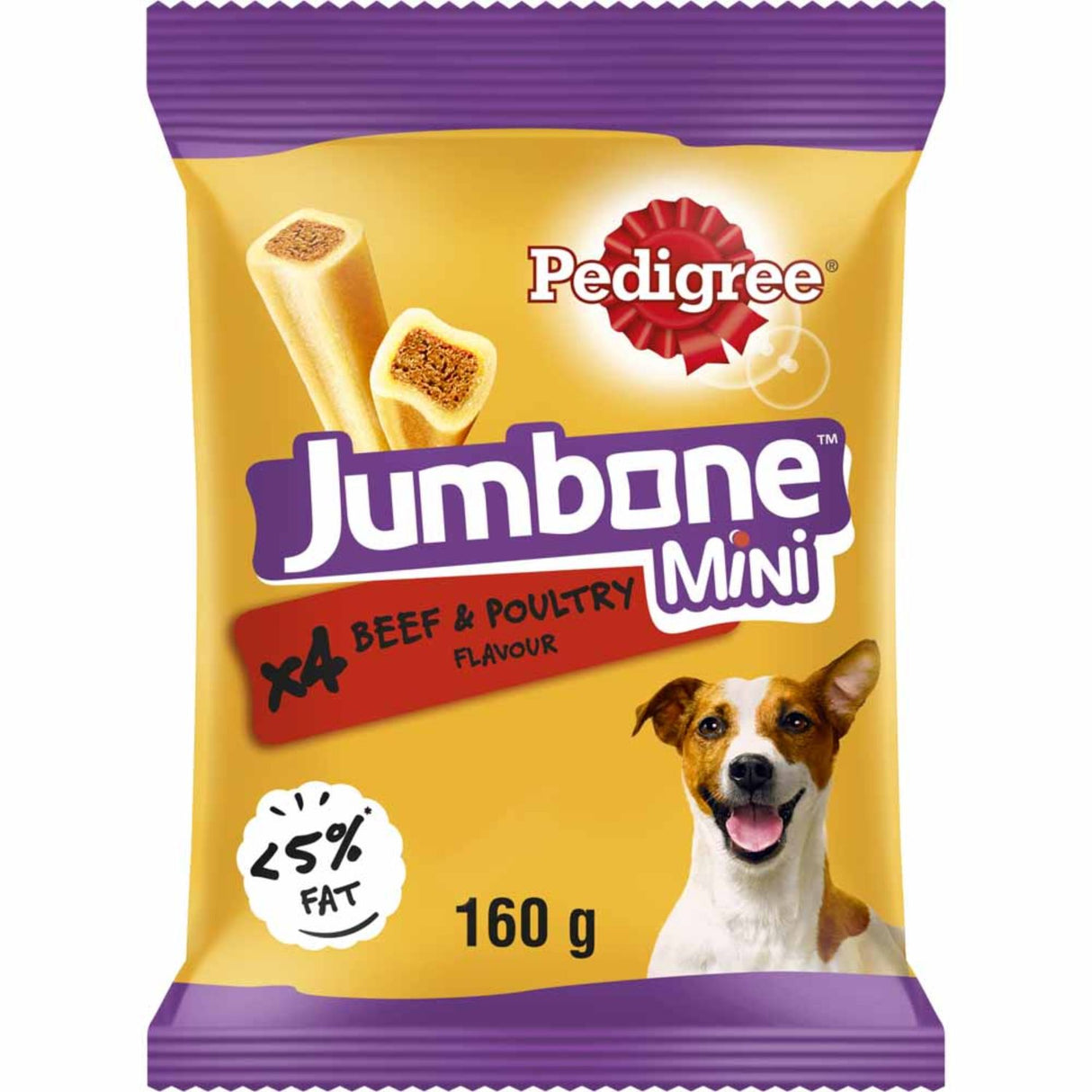 Pedigree 160g Beef & Poultry Jumbone Mini Dog Treat