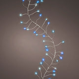 Lumineo 480 LED Pastel White/Blue Micro LED Dense Twinkle Function String Lights